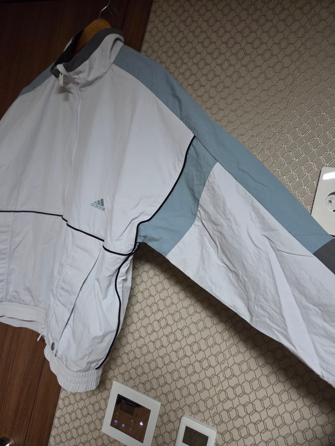 아디다스 남성 우븐 집업 XL 105  상품이미지3