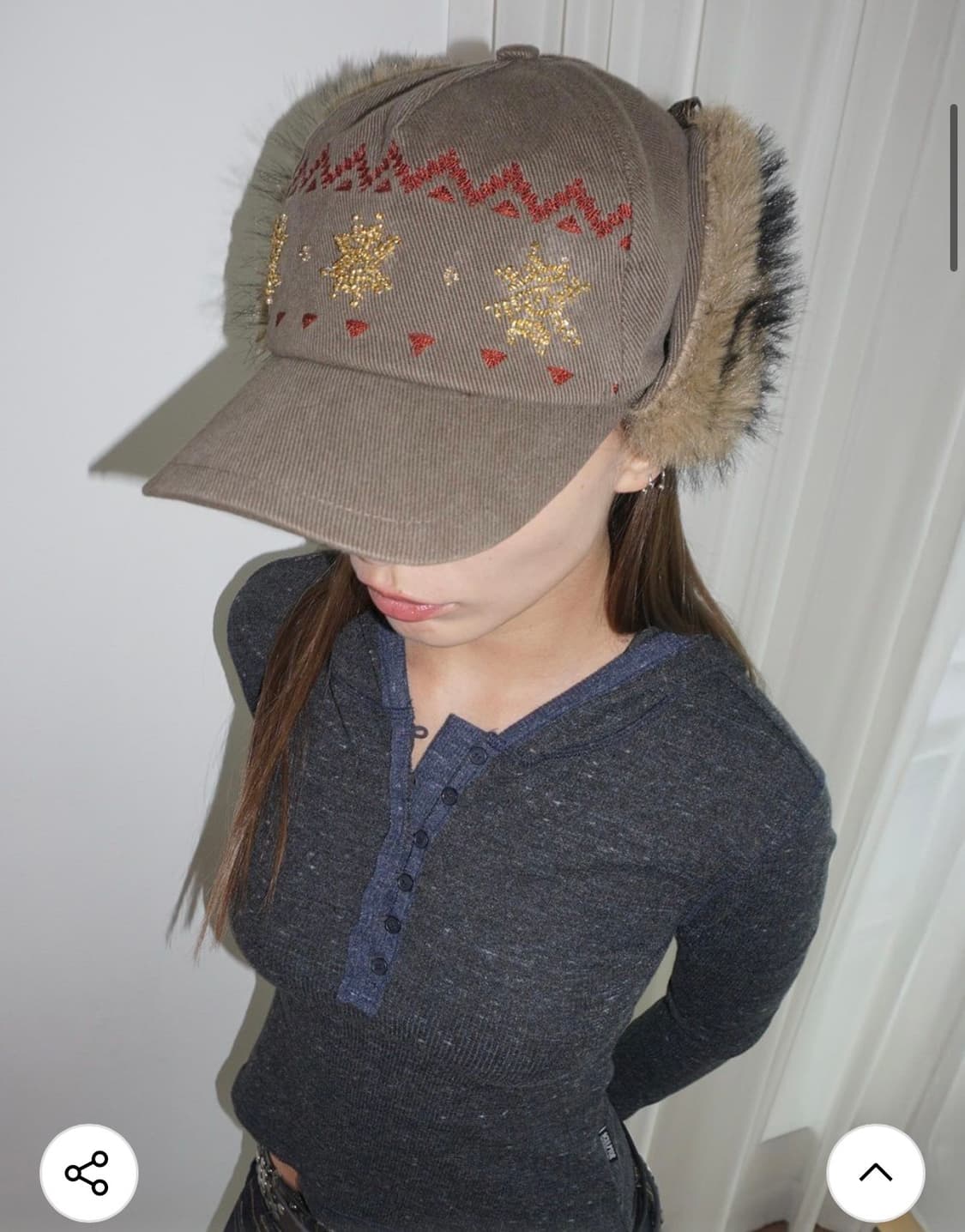 스컬프터 트래퍼 퍼 모자 상품이미지1