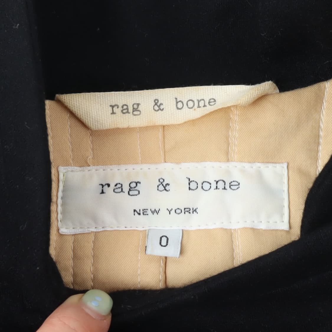rag&bone 랙앤본 비대칭 더블 울 자켓 상품이미지8