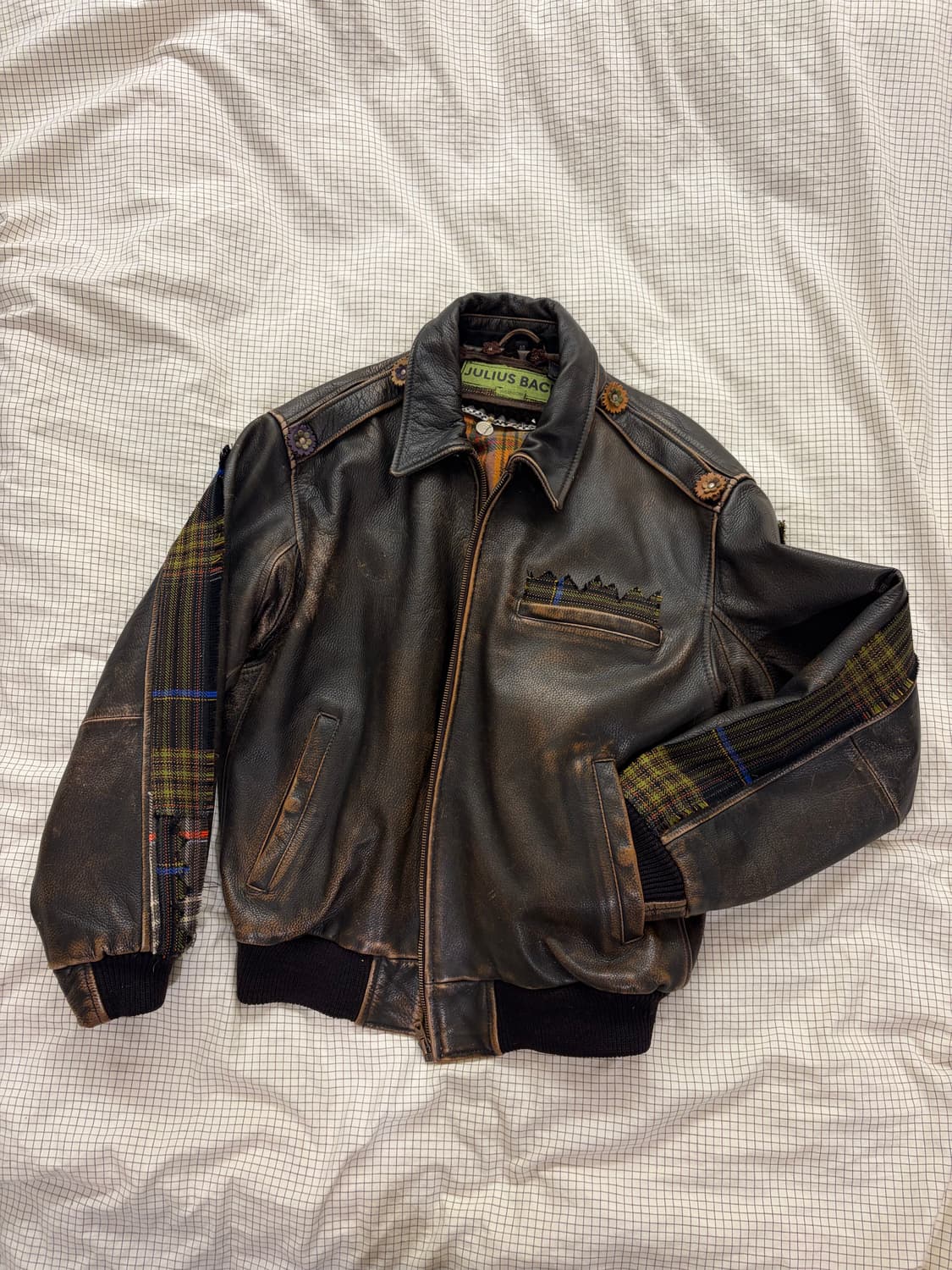 Julius Bach 빈티지 커스텀 레더자켓  상품이미지2