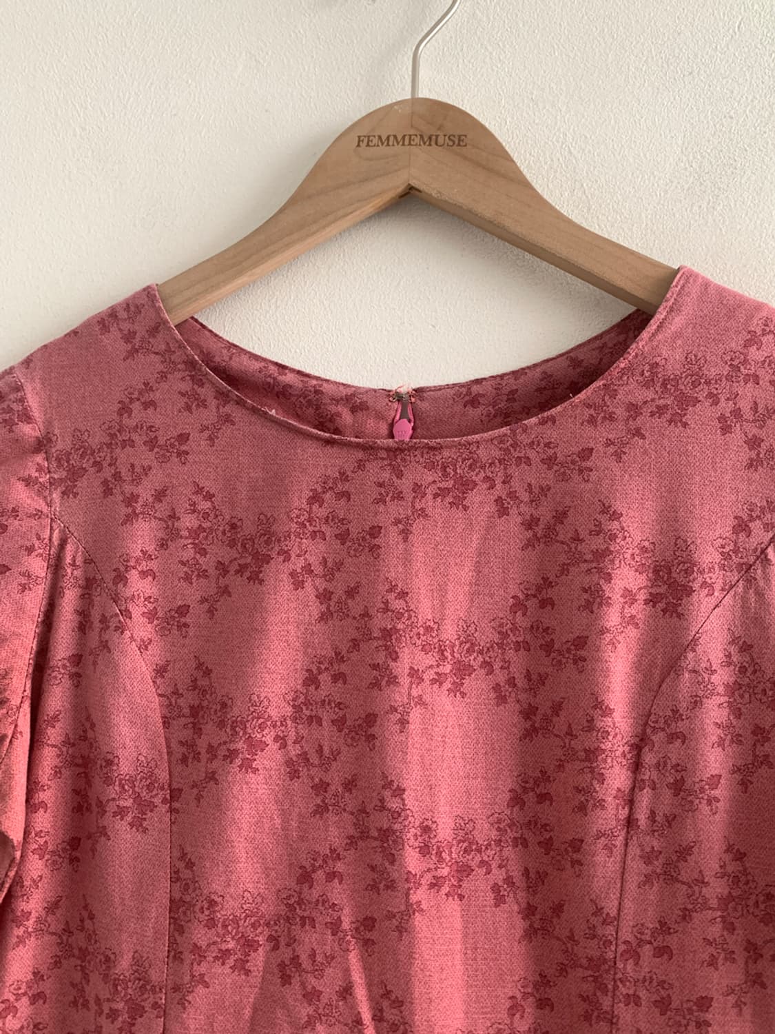 Red flower dress 상품이미지2