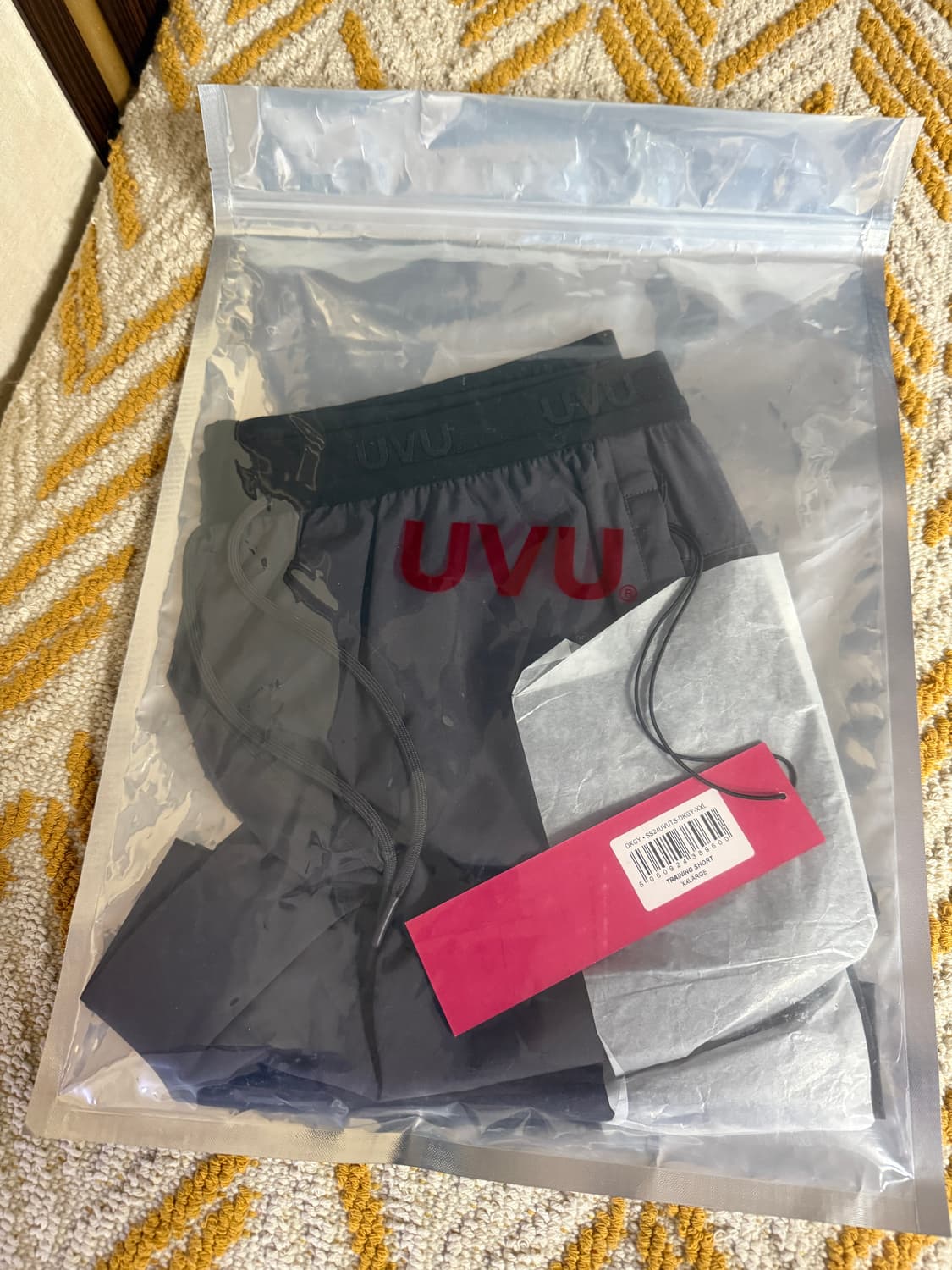 UvU 트레이닝 쇼츠 그레이 XXL 상품이미지2