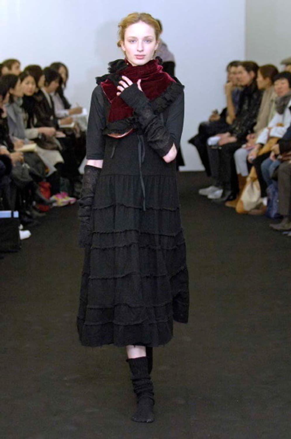 AD2006 Cupra Texture Patchwork Skirt 상품이미지10