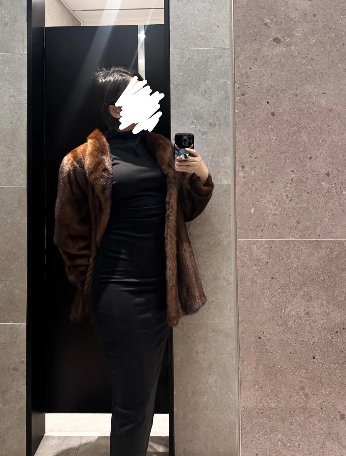 아메리칸퍼어워즈 AFA 별5 카푸치노브라운 밍크 코트 상품이미지6