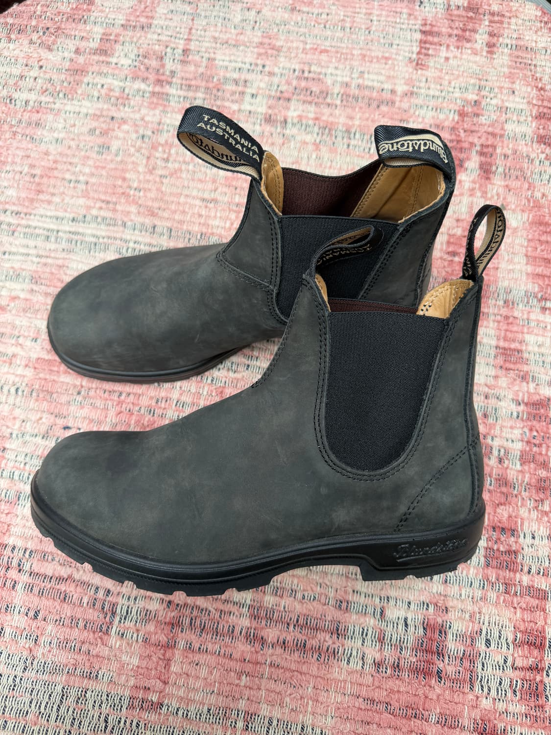 Blundstone 587 블론드스톤 러스크 블랙 스웨이드 누벅부츠 상품이미지4