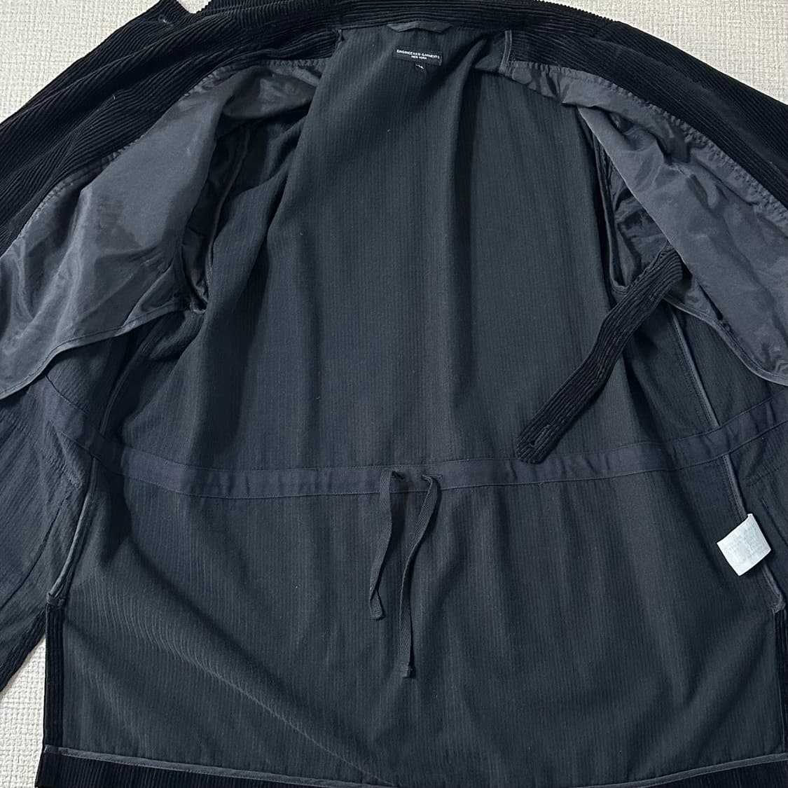 엔지니어드 가먼츠 리퍼 더블 자켓 (블랙 코듀로이) 상품이미지6