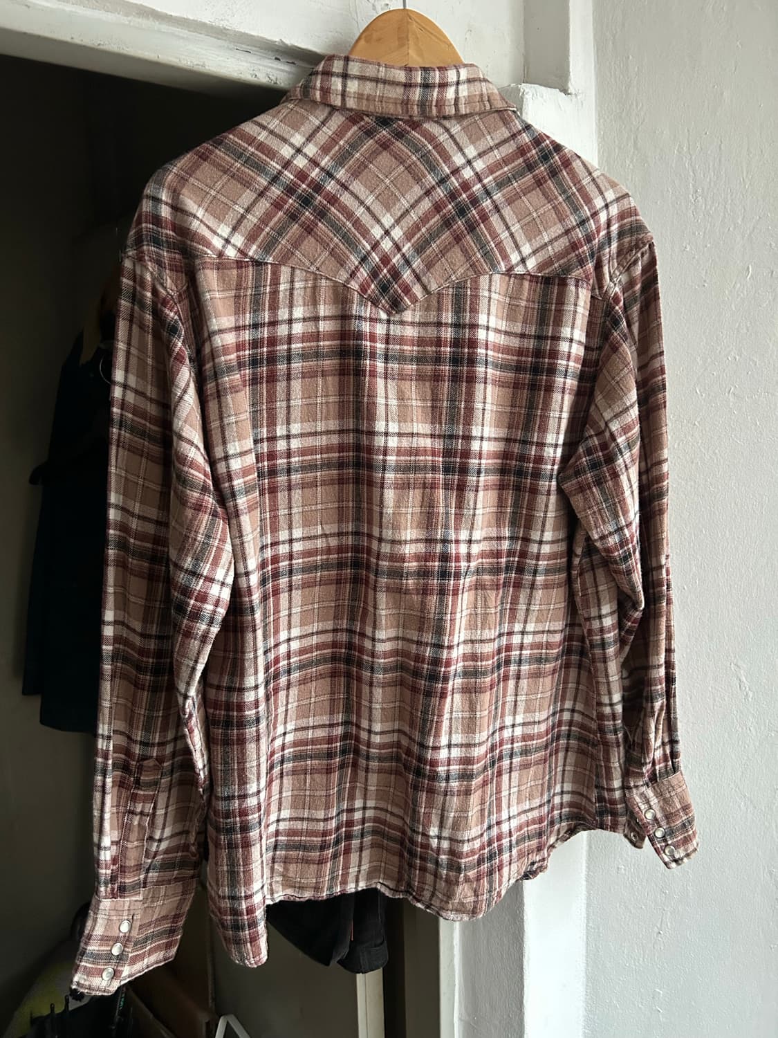 빈티지 랭글러 플란넬 웨스턴셔츠 XLsize 상품이미지5