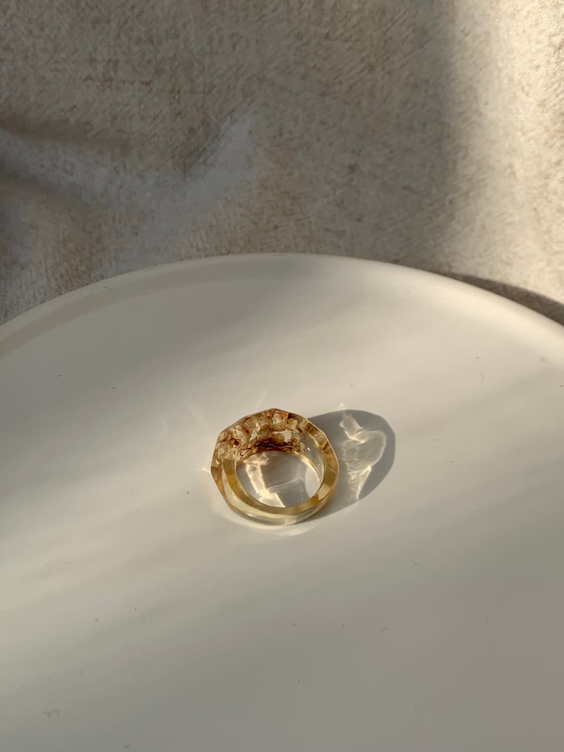 Flower translucent ring 상품이미지2