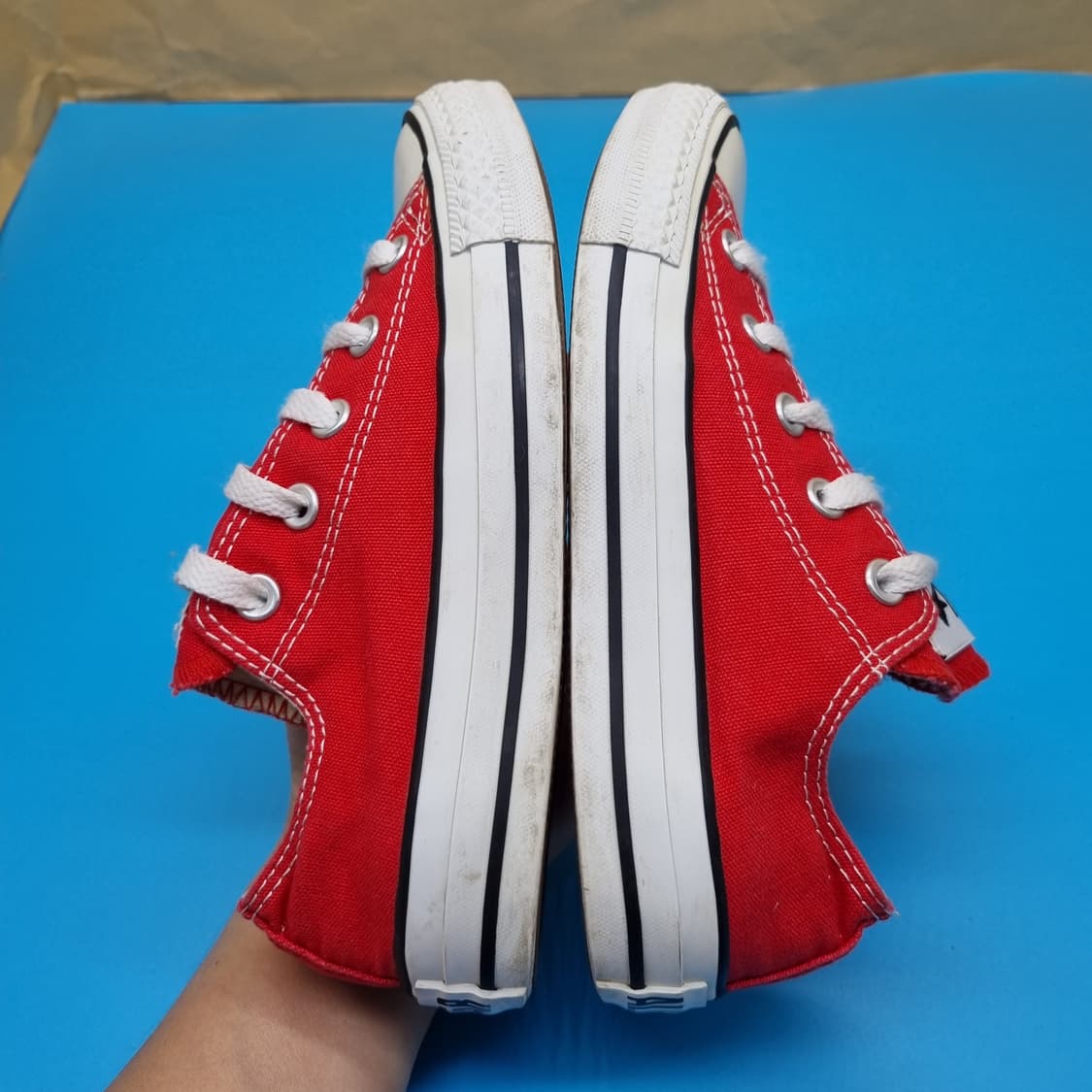 컨버스 올스타 레드 스니커즈 220 상품이미지5