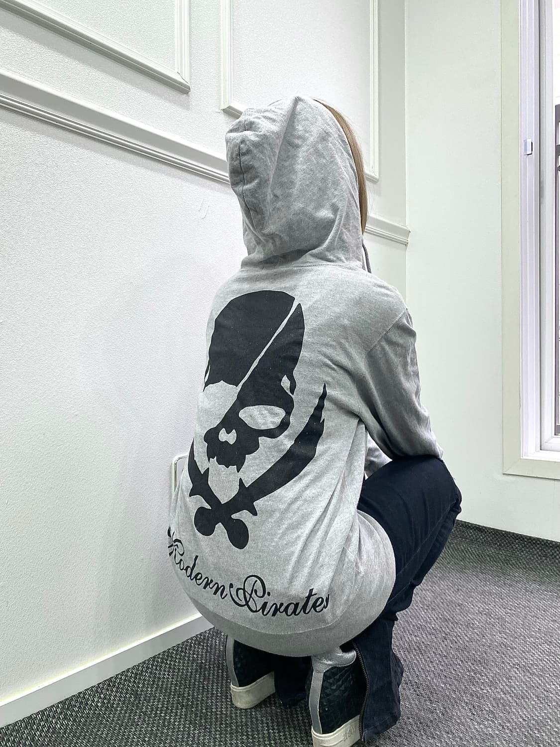 [JPN Brand] Skull Print Hoodie Zip Up펑크 상품이미지6