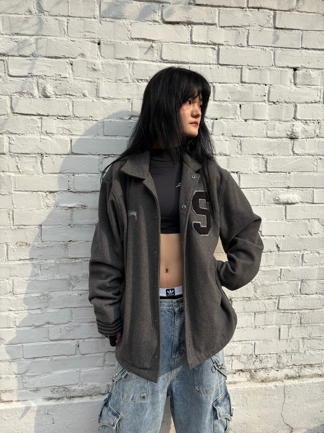 스투시 오버핏 울 바시티 상품이미지2