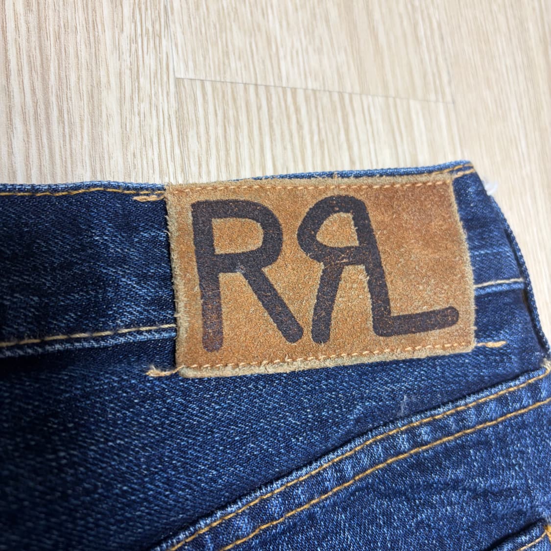 [34x32] RRL 셀비지 스트레이트 데님 made in usa 상품이미지3