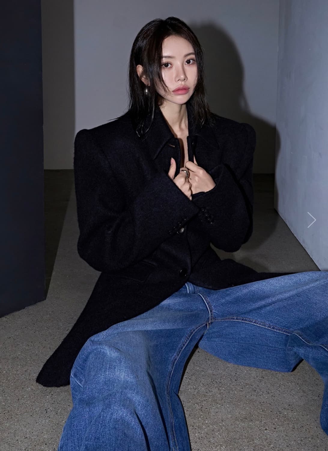 랑거 langer 싱클레어 울 알파카 블렌드 코트 브라운 컬러 상품이미지8