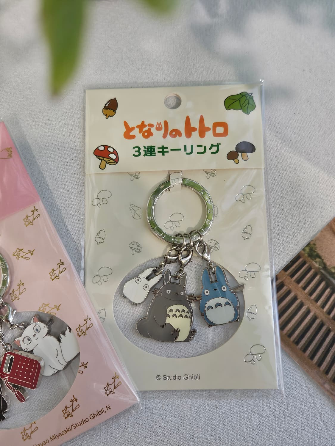 (정품)지브리 토토로 마녀배달부 키키 지지고양이 메탈 키링 키홀더 상품이미지3