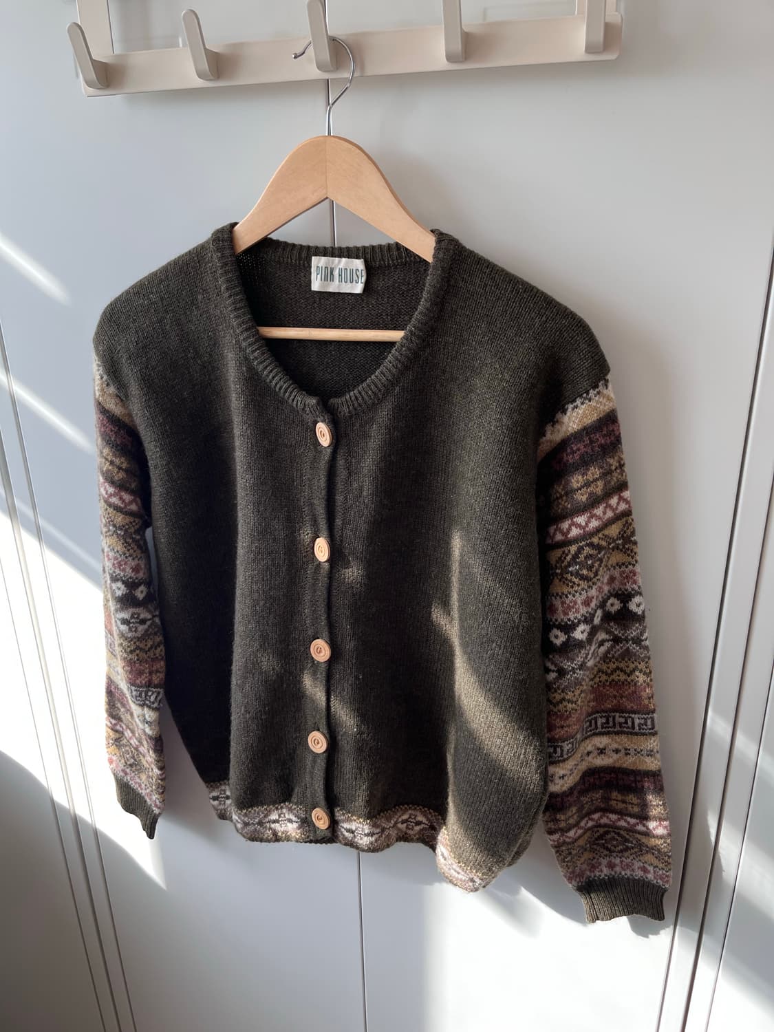핑크하우스 노르딕 울니트 라운드 가디건  상품이미지8