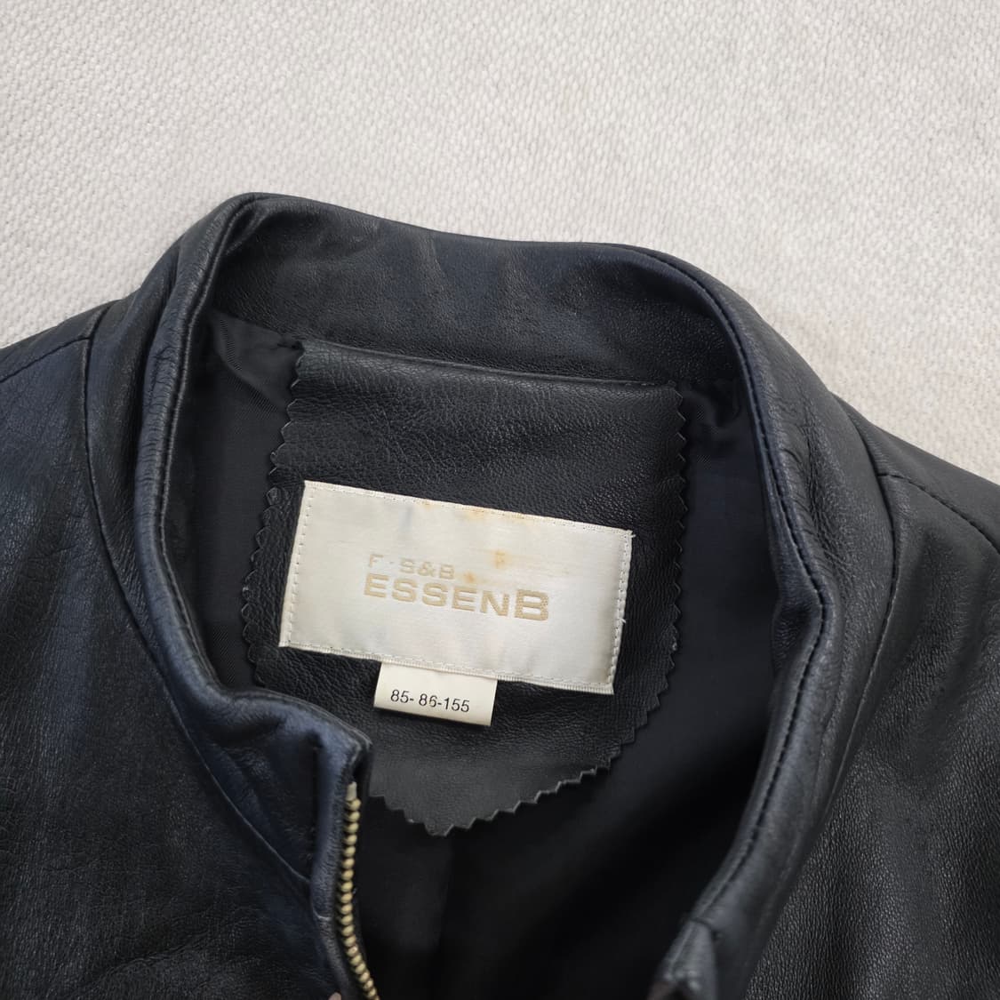 [구55] 에센비 양가죽 라이더 자켓 0219J 상품이미지4
