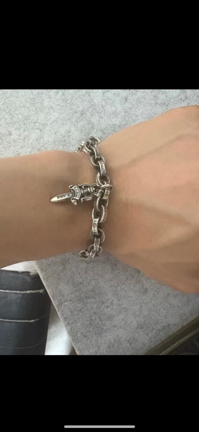 크롬하츠 페이퍼체인라지,5대거 펜던트 상품이미지1