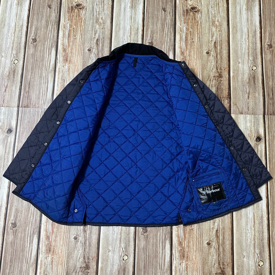 Barbour 바버 클래식 리데스데일 퀼팅 자켓 네이비 색상 XS사이즈 상품이미지6