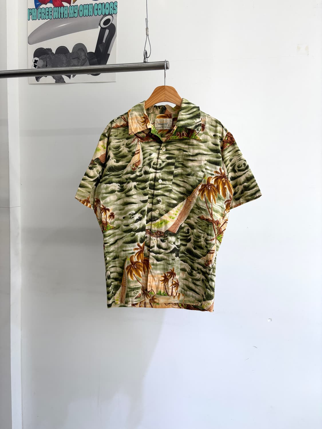 GOLDEN NEEDLE 하와이안 셔츠 상품이미지1