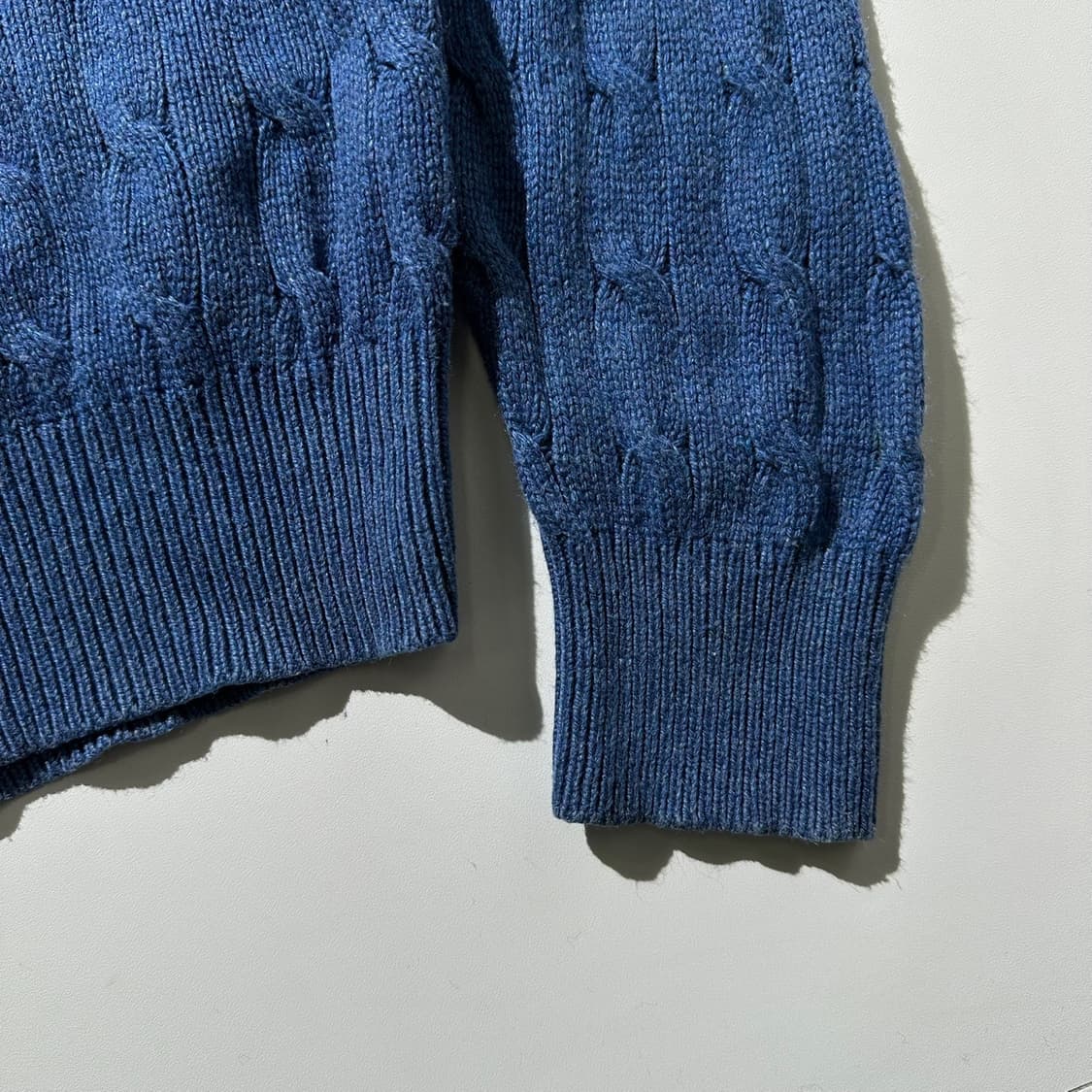 폴로 랄프로렌 실크 하프집업 케이블 니트 상품이미지7