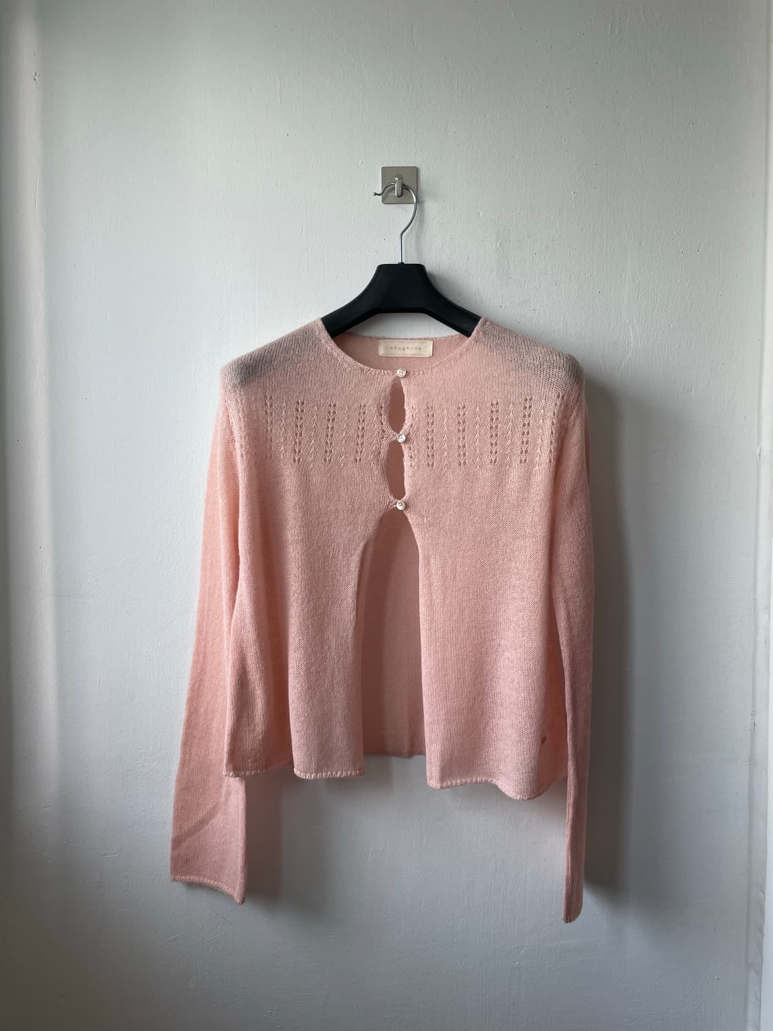 스너그눅 mellow cardigan 핑크 새상품 상품이미지3