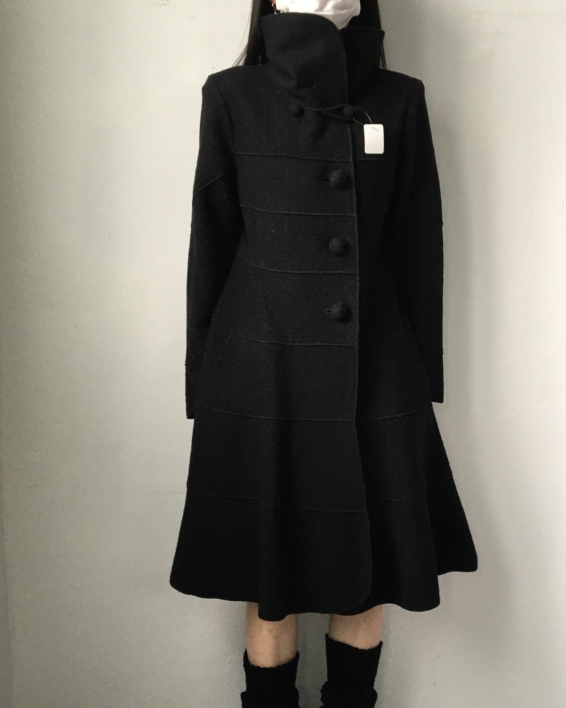 Line detail collar point coaat 상품이미지1