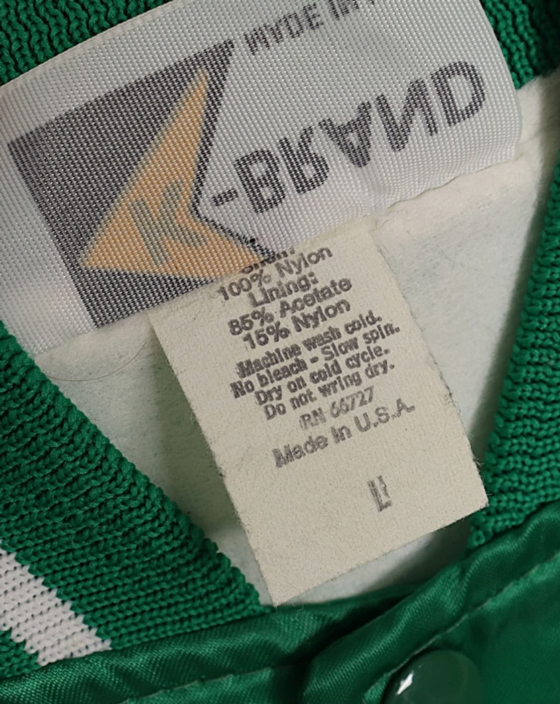 90년대 미국 K-BRAND 새틴 바시티자켓 상품이미지6
