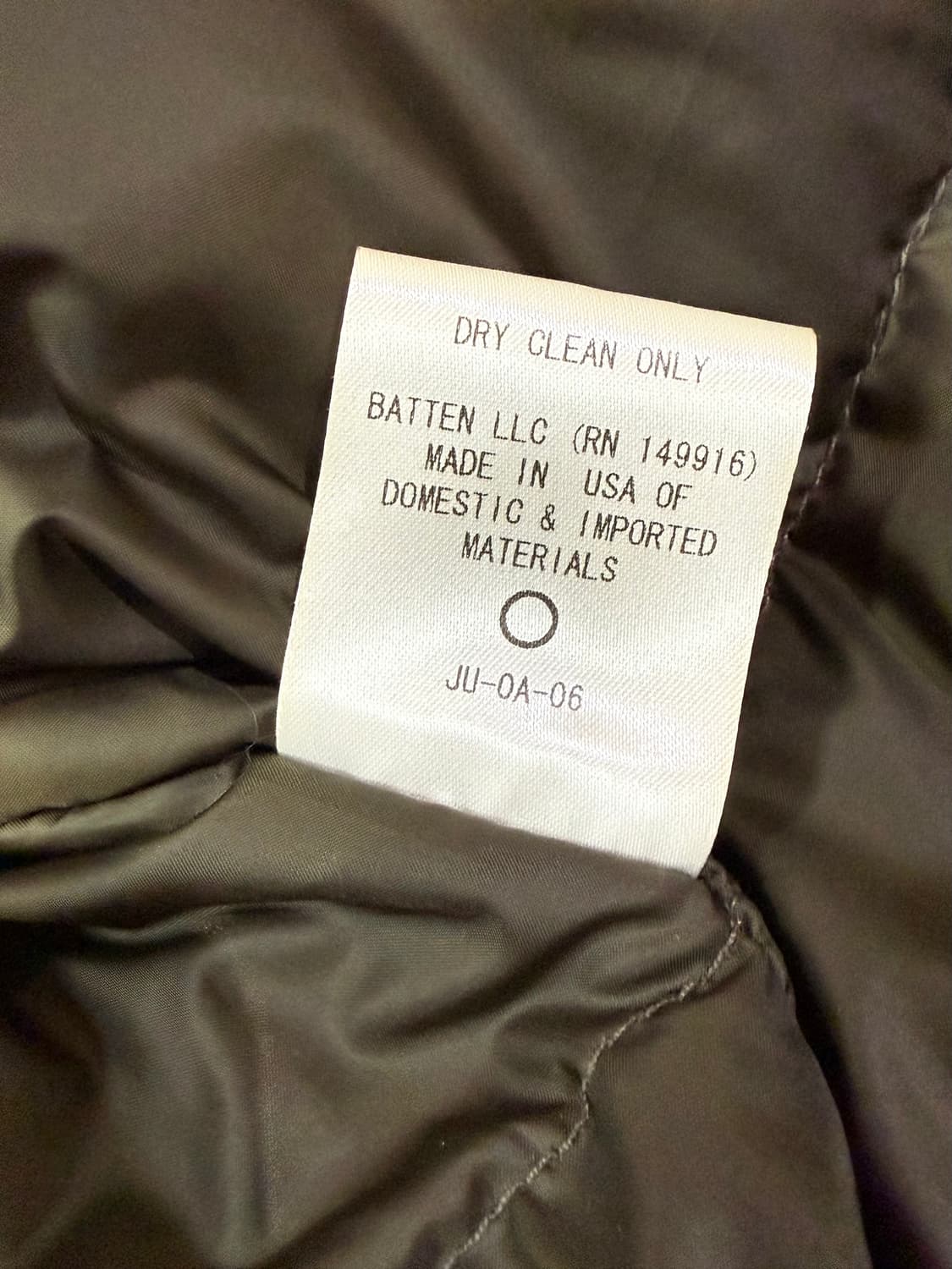 Battenwear 바튼웨어 올리브 색상 코듀로이 다운자켓 상품이미지5