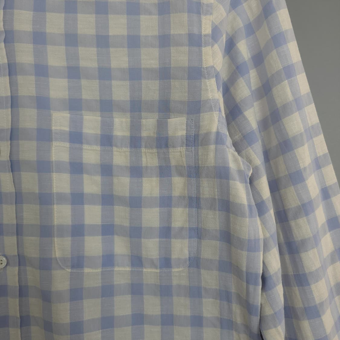 솔리드옴므 SOLID HOMME 체크 버튼다운 셔츠 95 상품이미지4