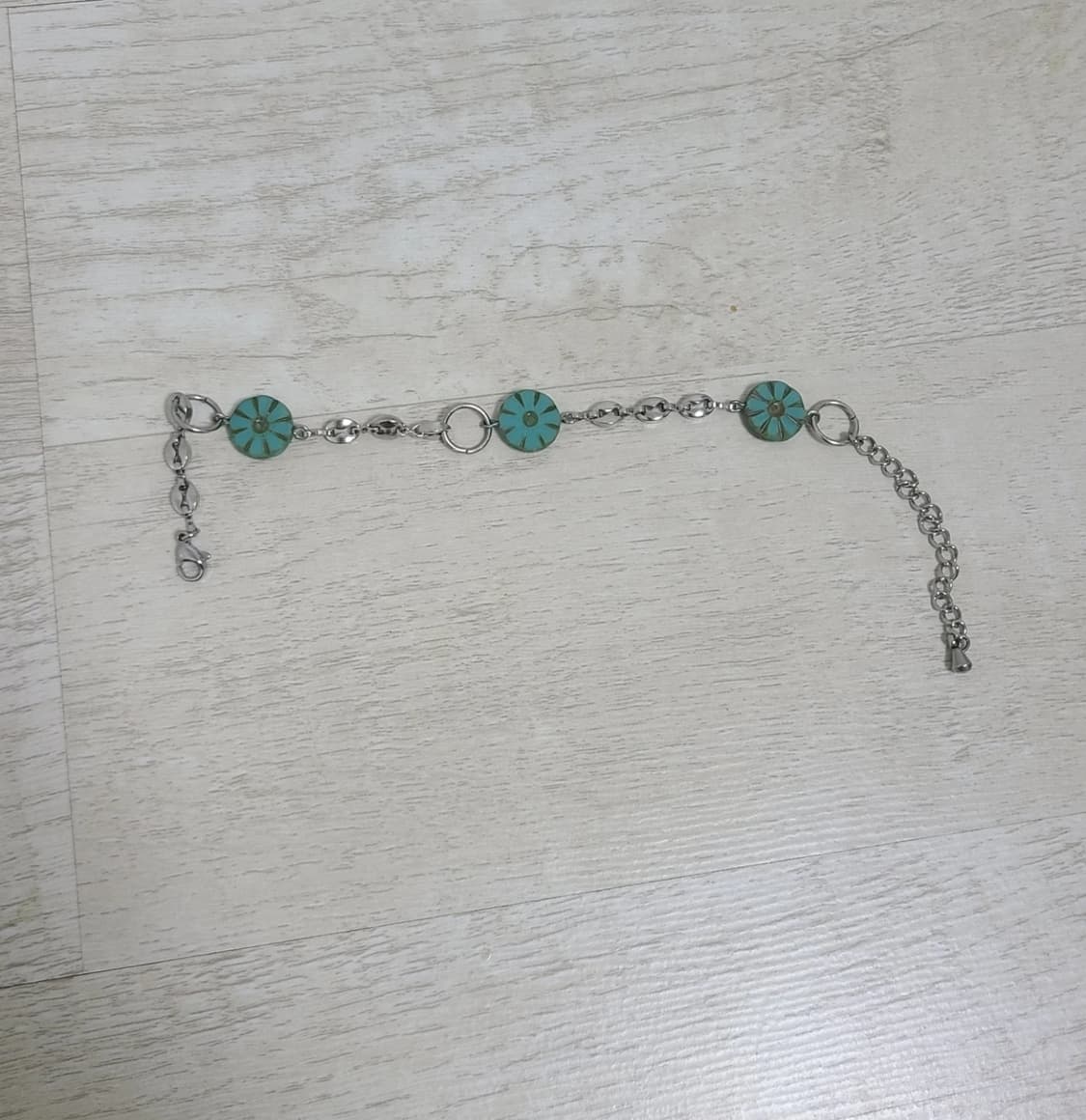 푸른색 원석 팔찌 상품이미지3