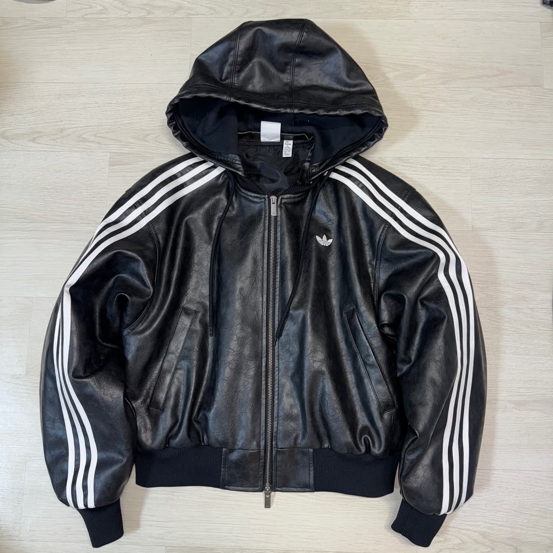 아딜레늄 시즌 3 빈티지 포우 레더 재킷 상품이미지1