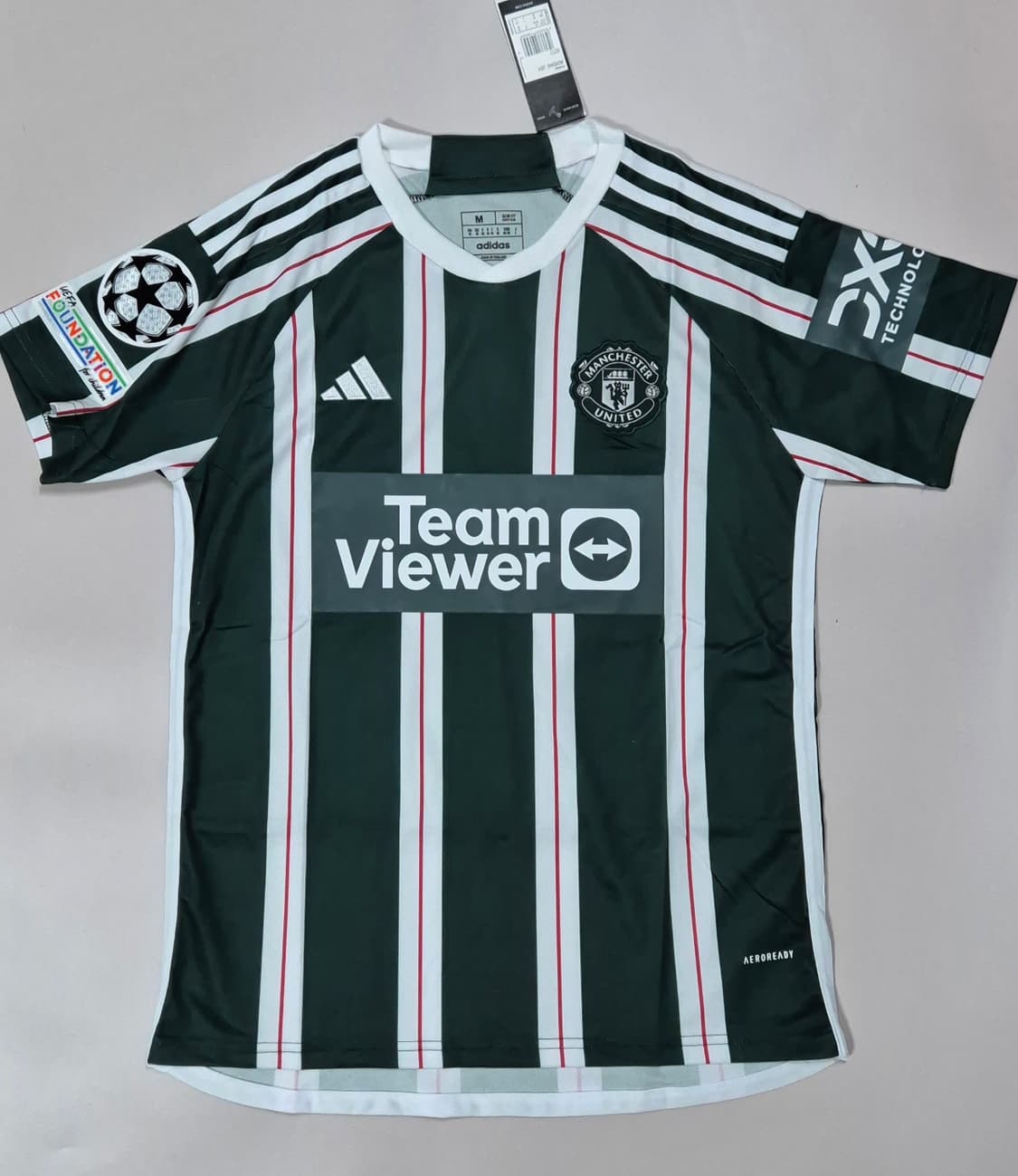 23-24 맨유 브루노 페르난데스 원정 유니폼 챔스패치 M 상품이미지2