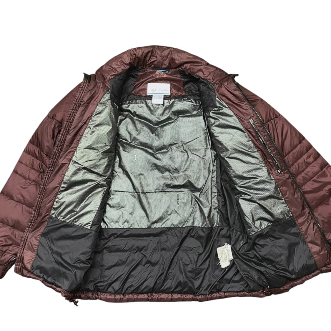 컬럼비아 옴니히트 구스다운 버건디 패딩 상품이미지4