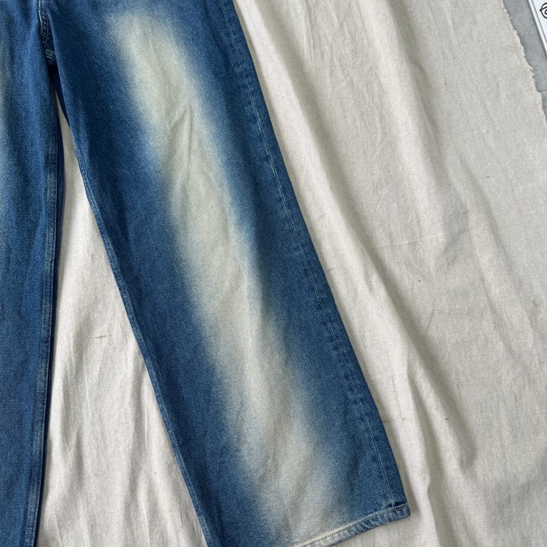 세터 빈티지 샌드 워싱 데님팬츠 L 상품이미지5