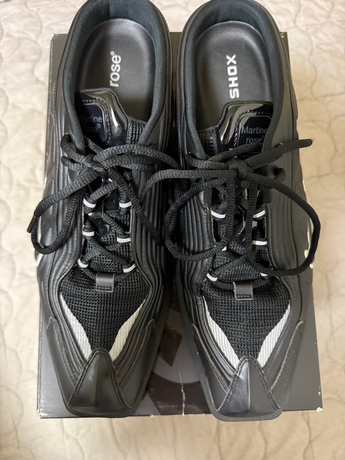 [w285] 나이키 x 마틴 로즈 샥스 MR4 블랙 상품이미지1