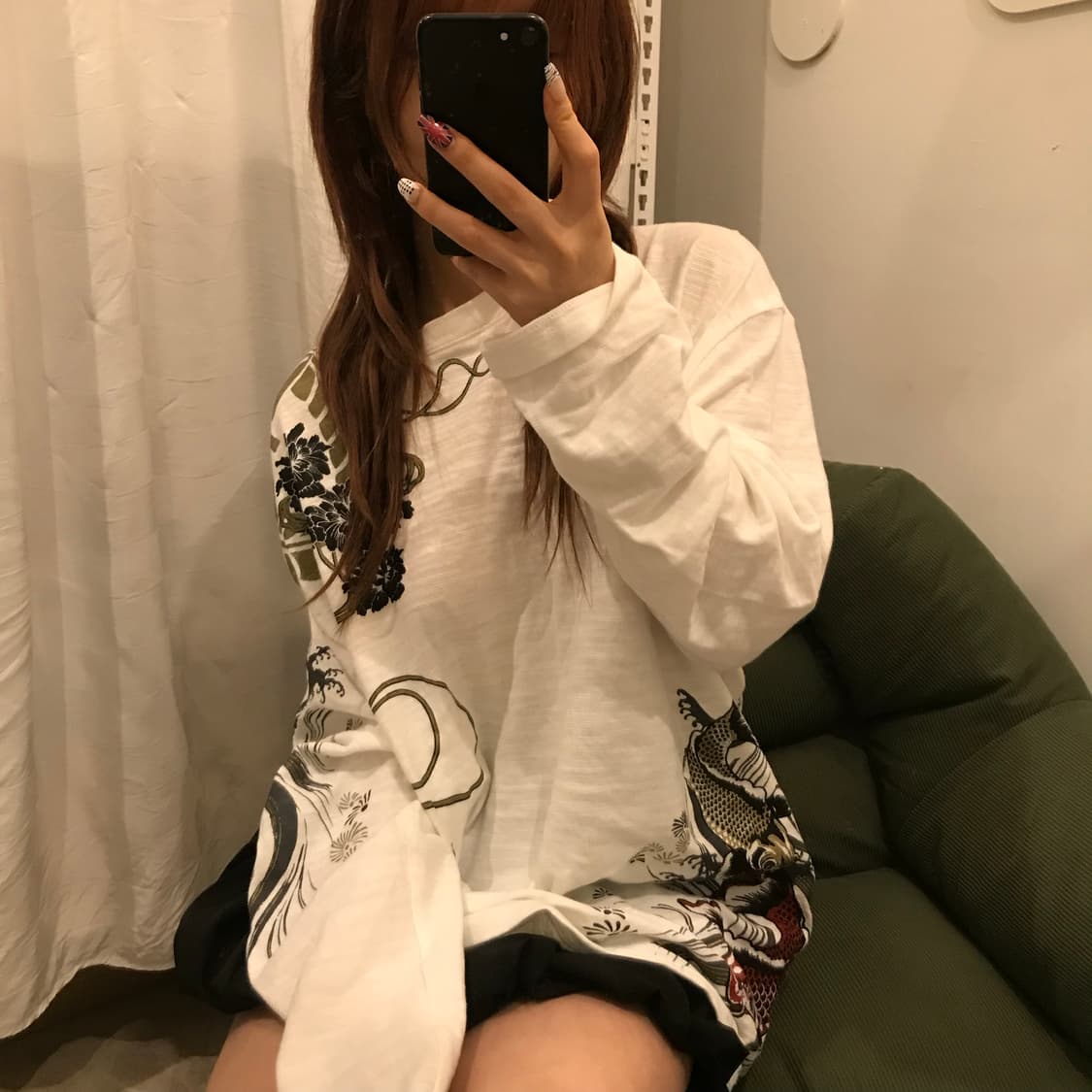 JPN Vintage 고스펑크 고딕 오리엔탈 롱슬리브 상품이미지3