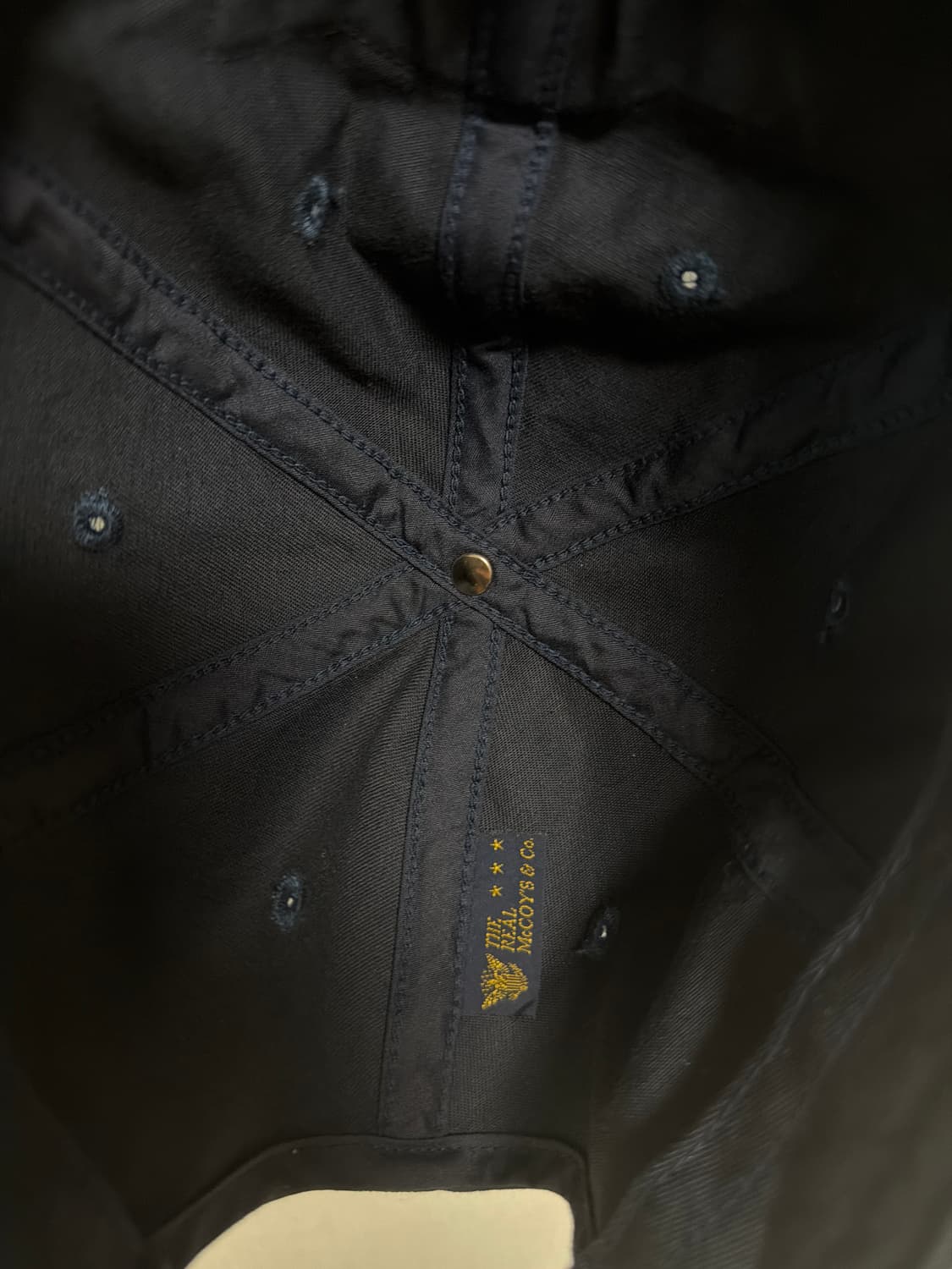 리얼맥코이 캡 네이비 상품이미지2