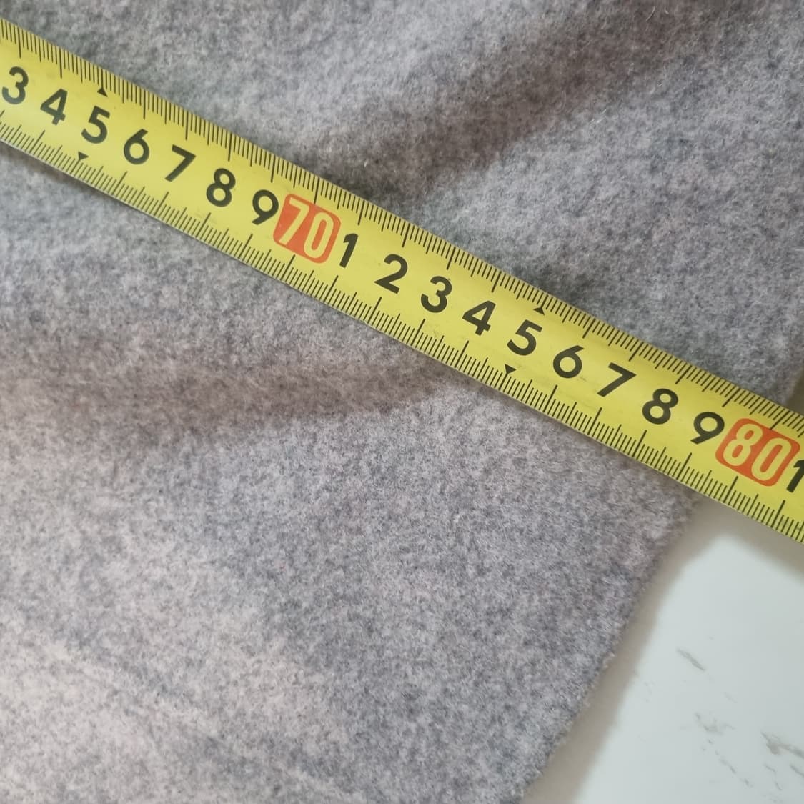 ISoup 그레이 모직 코트 상품이미지8