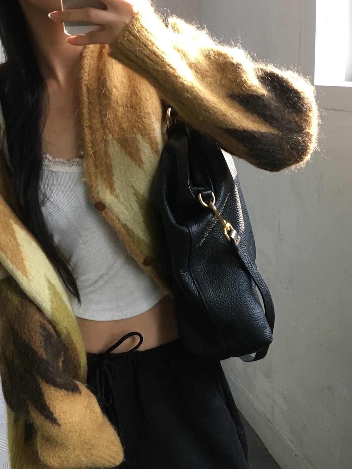 Prada 프라다 비텔로 다이노 블랙 토트백 상품이미지3