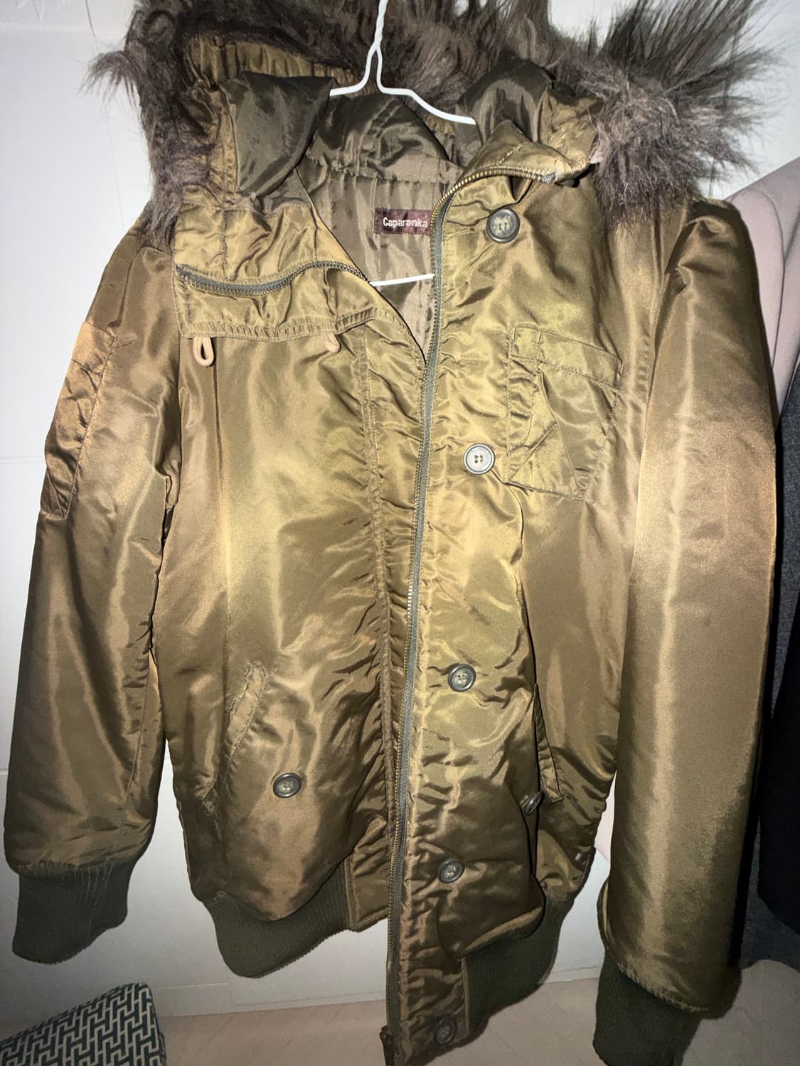 caparanka 카키 점퍼 상품이미지1