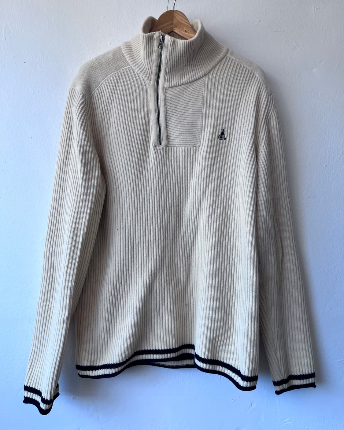 빈폴 남성 터틀넥 반집업니트
 상품이미지1