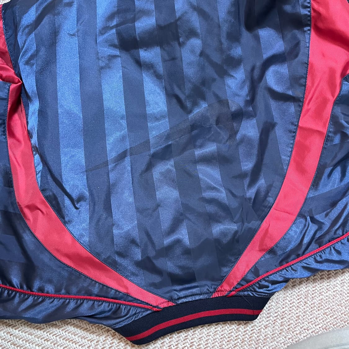 [정품] 나이키 네이비 스트라이프 스우시 블록코어 긴팔티 [ L ] 상품이미지6