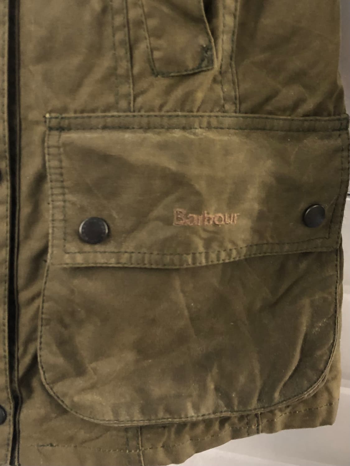 바버 클래식 왁스 자켓 UK6 상품이미지3