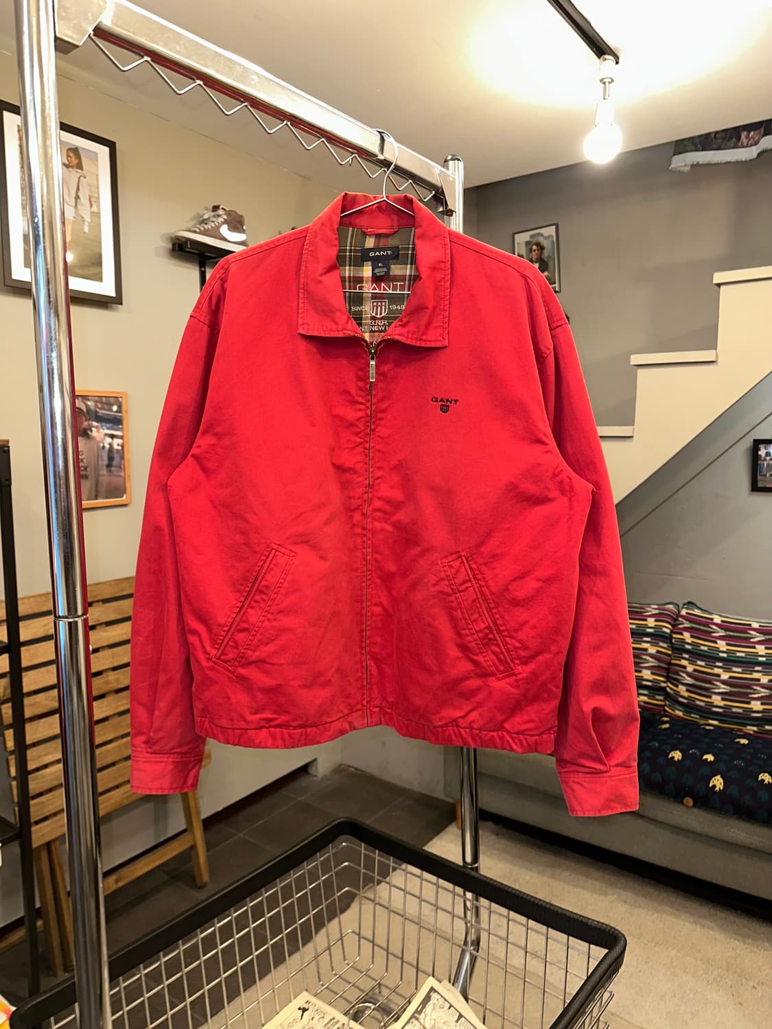 Gant swing lining check pattern jacket  상품이미지3