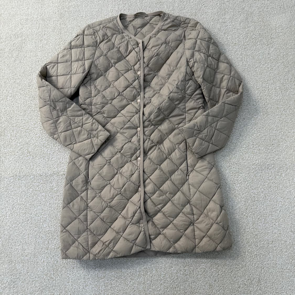 [85-91-155] 빈티지 여성 구스다운 경량 롱패딩 0112T1 상품이미지1