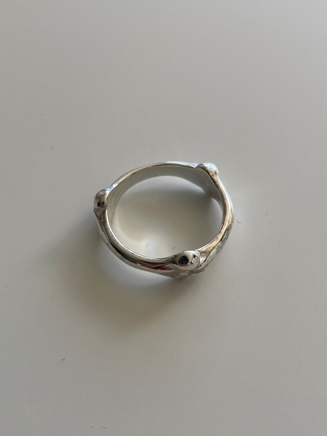 BONE shape band RING 본 밴드 링 상품이미지5