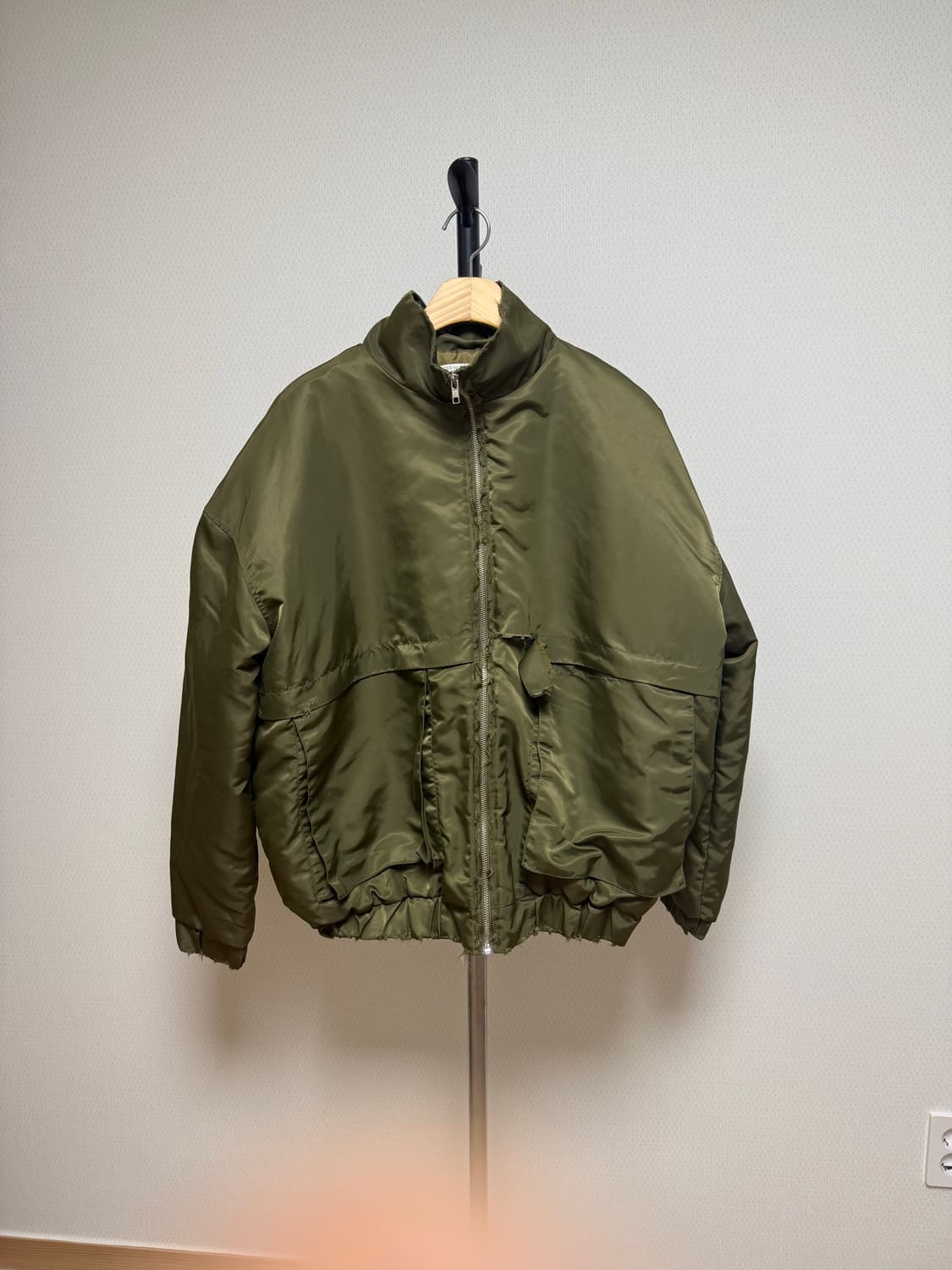 디스트레스드 봄버 자켓 상품이미지1