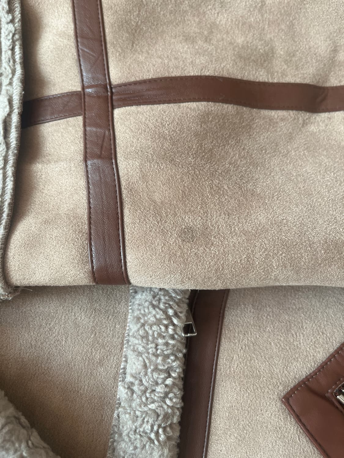 JPN-브라운 스웨이드 무스탕 자켓 상품이미지6