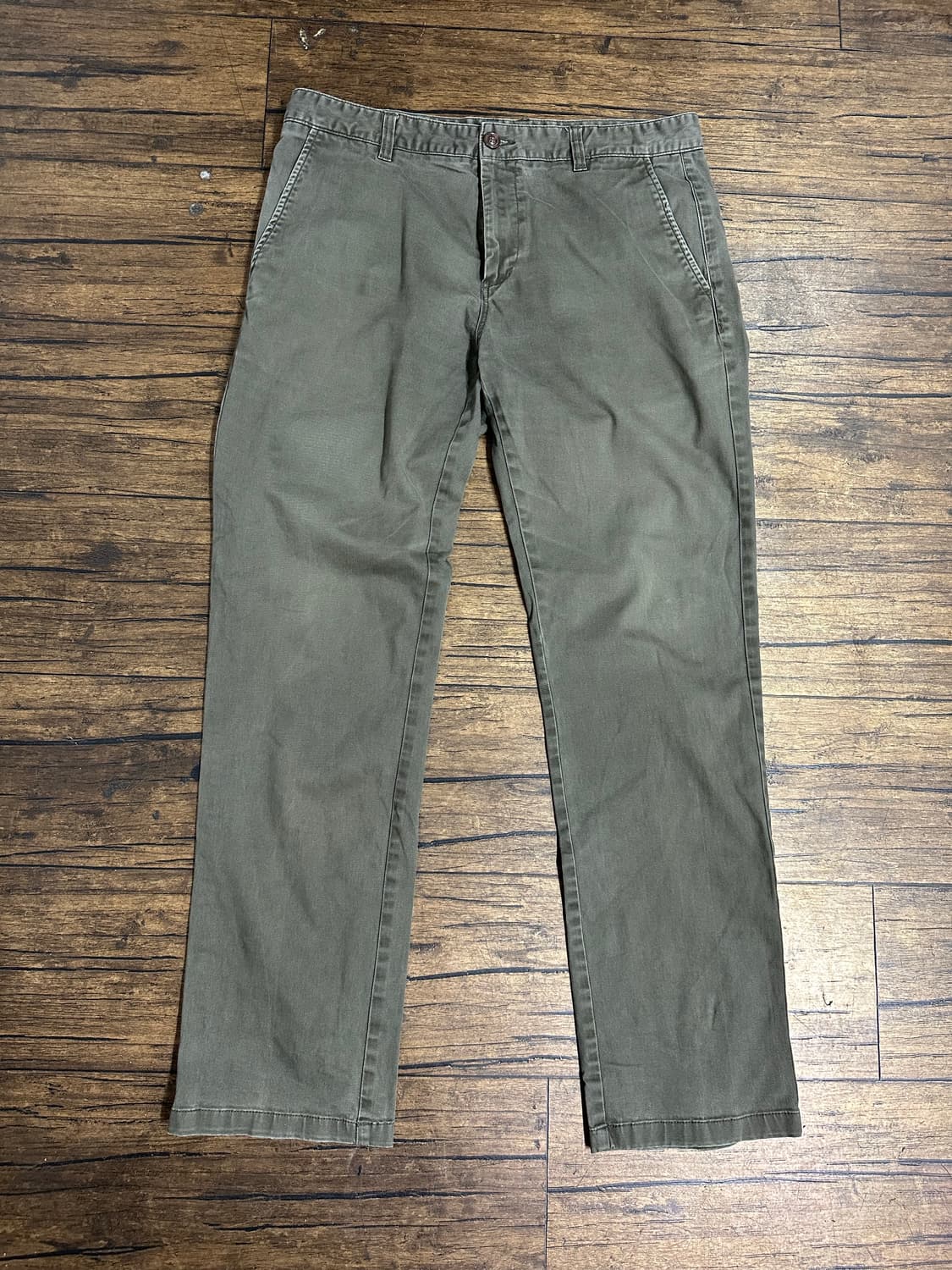 디키즈 미국워크웨어 카키색 빈티지면바지 34사이즈 상품이미지1