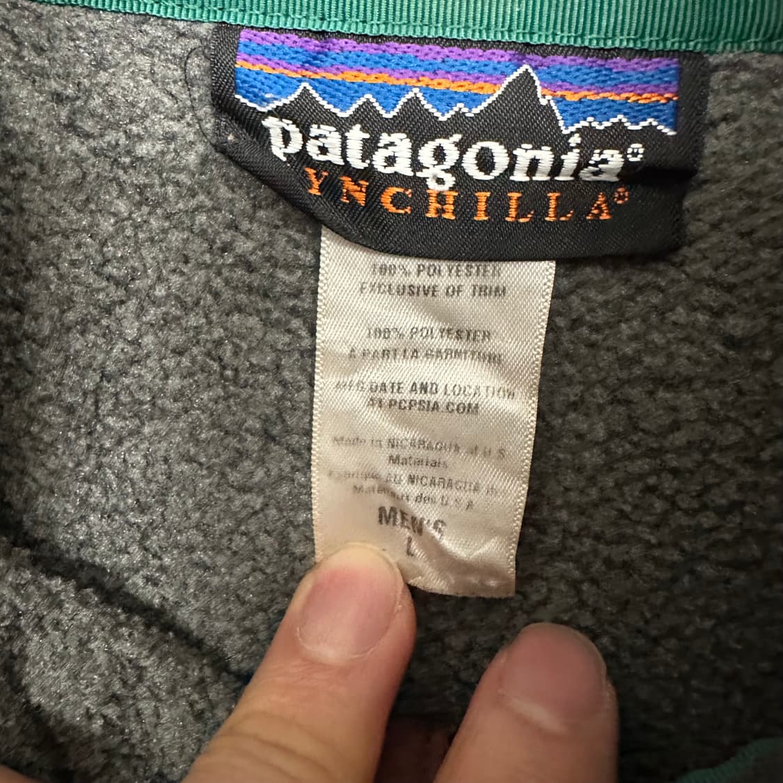 00‘s 파타고니아 신칠라 스냅티 ’차콜/브라운‘ 상품이미지3